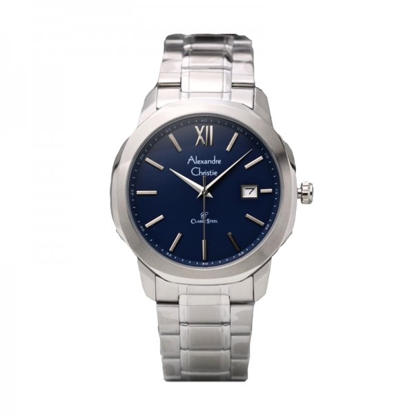 Alexandre Christie AC 8619 Silver Blue Man MDBSSBU